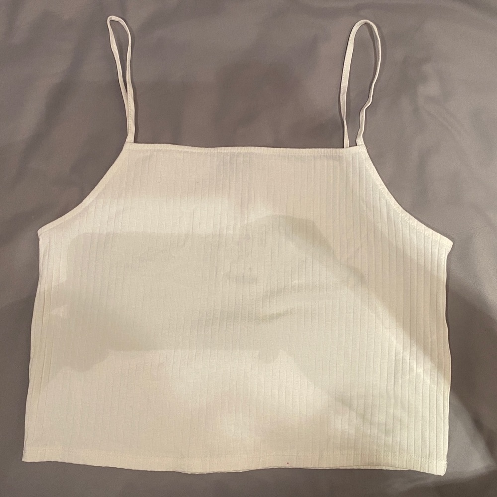 NEW White Zara Cropped Top